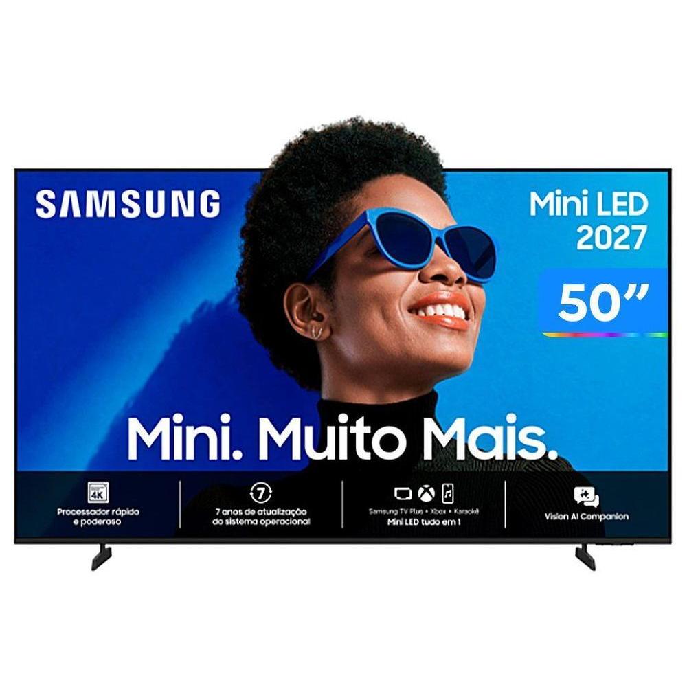 Smart TV 50" Samsung 4K UHD Mini LED M75H One UI Tizen UN50M75HAGXZD 2027