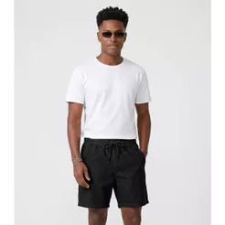 Bemuda Masculina Em Tactel Com Bolsos Filt Surf Cinza