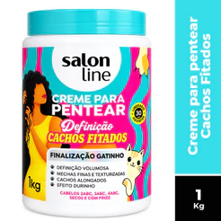 CREME PARA PENTEAR SALON LINE DEFINIÇÃO CACHOS FITADOS 1KG