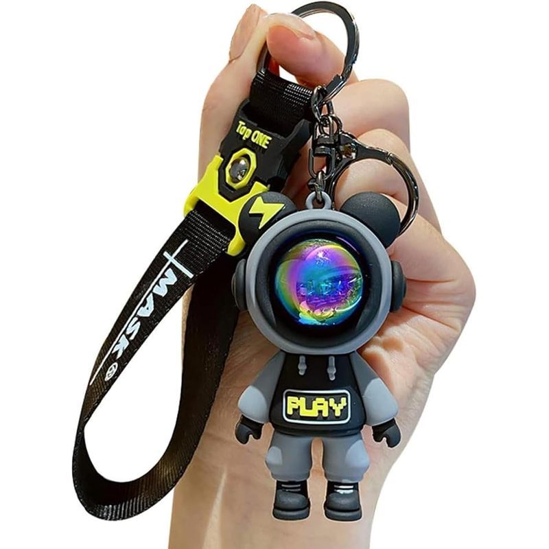 Chaveiro De Astronauta YOU WIZV , Chaveiros Fofos De Anime Kawaii Para Mochilas Espaciais Com Luz Do Pôr Sol Mulheres E 