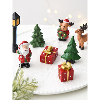 NUCHI Cross-Border decoração de natal resina velho boneco de neve decoração da árvore de natal pingente Mini caixa de co