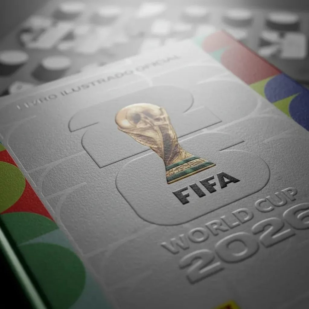 Álbum Capa Dura Prata Copa Do Mundo 2026 Oficial Panini