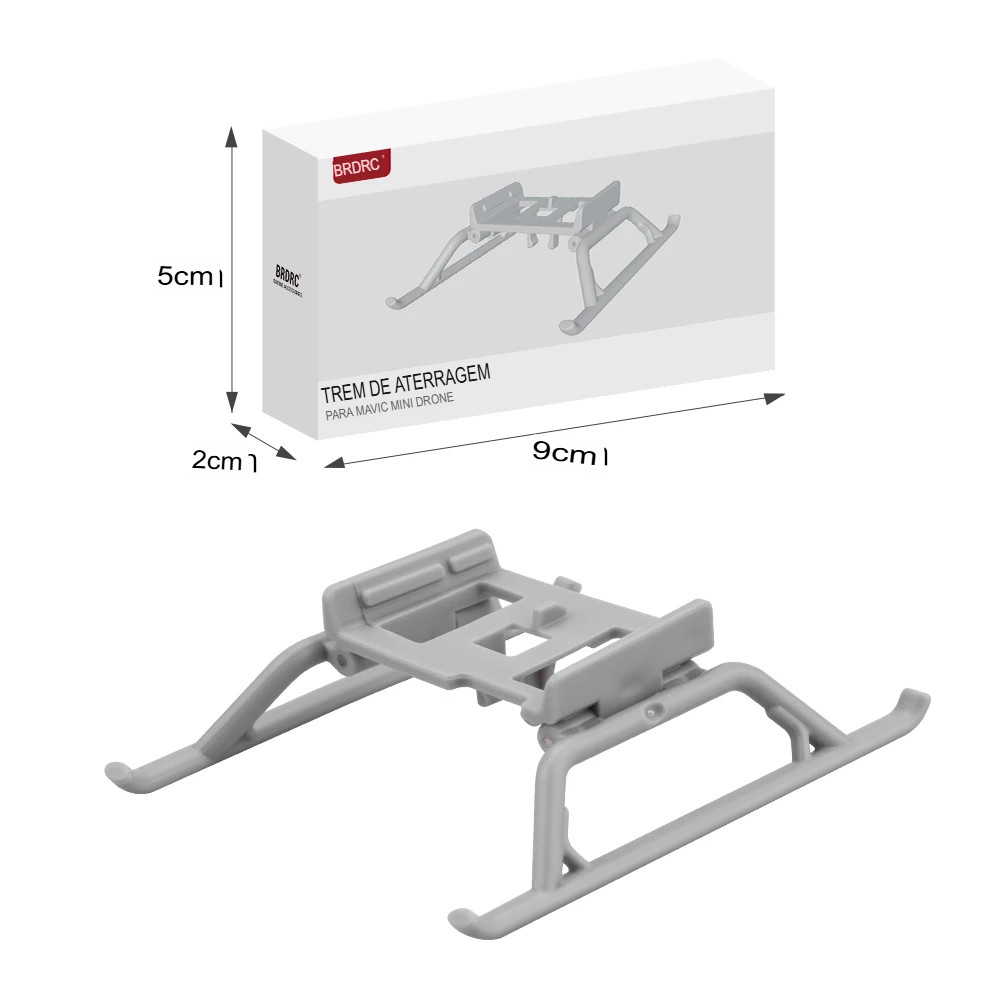 Suporte Extensor de Trem de Pouso para DJI Mavic Mini, Mini 2, Mini SE – Aumenta a Altura e Protege o Drone