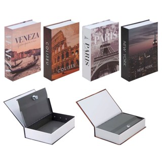 Cofre 24CM Camuflado em Formato de Livro com Chave Moderno para Joias e Dinheiro Discreto em Oferta na Shopee