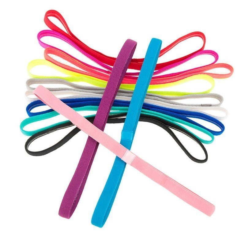 12pçs Faixa De Cabeça Esportiva Para Meninos E Meninas , Elástica Antiderrapante Esportes , Absorvente De Suor Academia/ — imagem 2 de 2