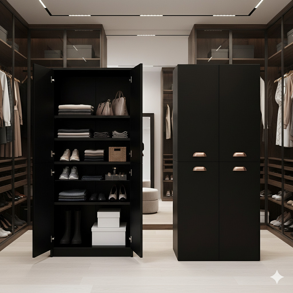 QUEIMA DE ESTOQUE - Armário de Cozinha Multiuso com 4 Portas em Oferta na Shopee