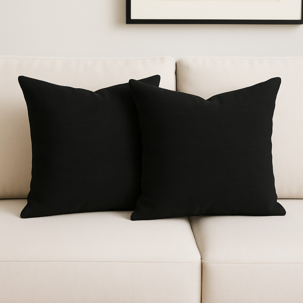 Kit 2 Capas De Almofadas Linho 60x60 Lisa Casa Decoração em Oferta na Shopee