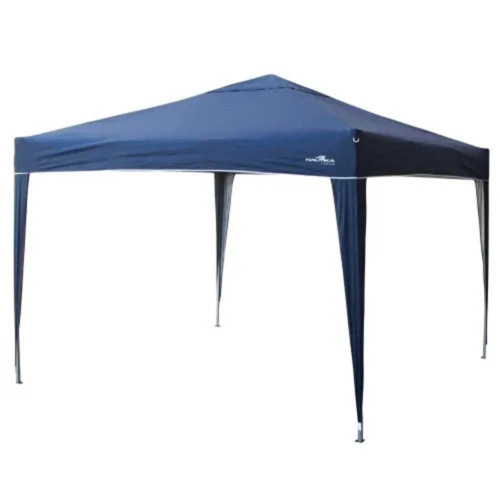 Gazebo Sanfonado NTK Trixx 3x3m Azul com Proteção Solar UV 50 e Estrutura Reforçada