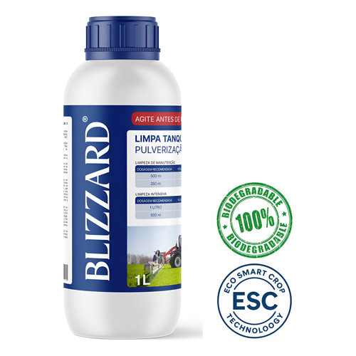 Limpa Tanque Bicos Mangueiras e Filtros de Pulverização Após Aplicação de Herbicidas em 40minutos Biodegradável 1L