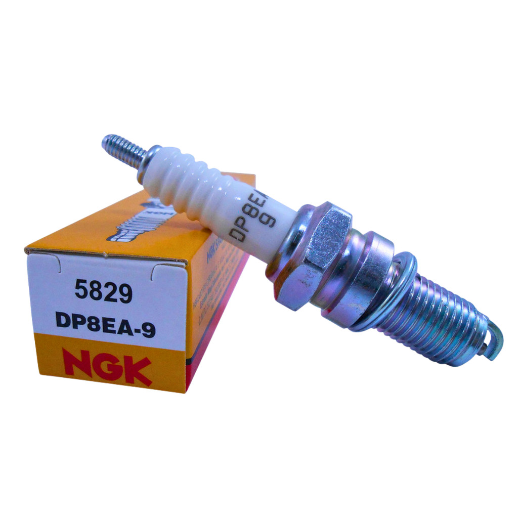 Vela de ignição original NGK DP8EA-9 Cg 125 Titan 97/98/99 Cg 125 Today 90/94