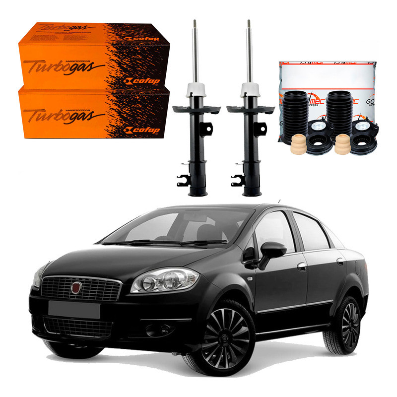 Kit Amortecedor Dianteiro, Linea 1.9 2008 A 2010
