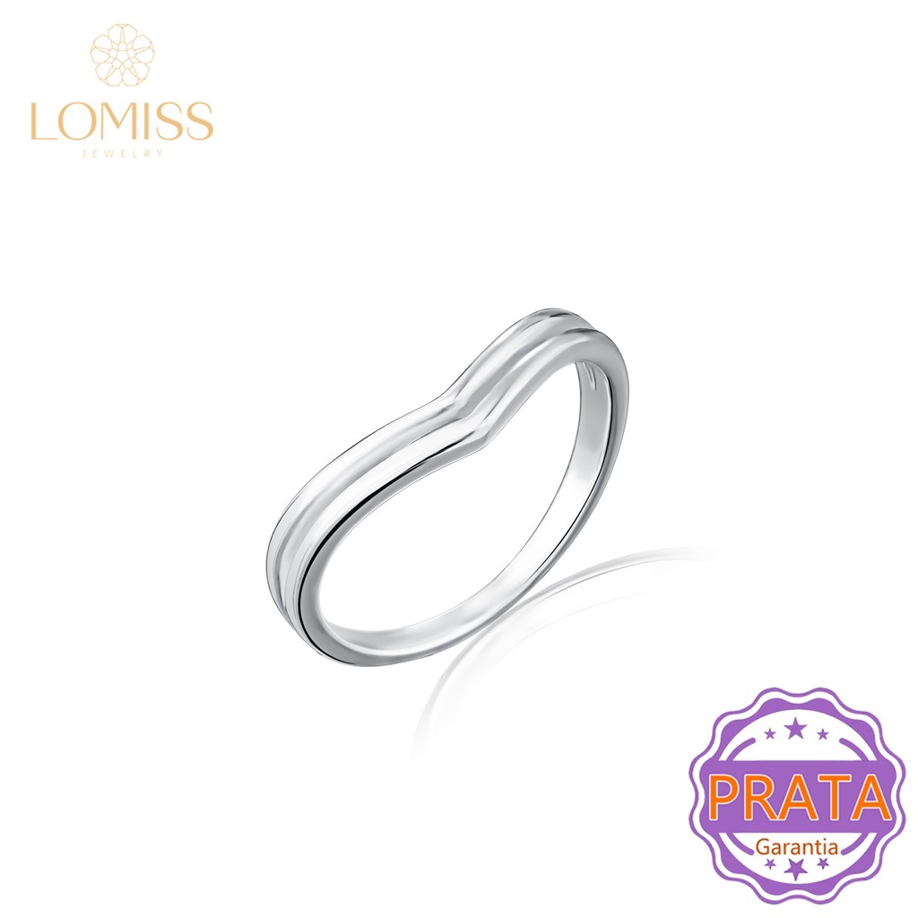 Anel Coração Duplo Vazado Prata 925 - Feminino Luxo Presente Romântico Casal 《LOMISS Piercing》 em Oferta na Shopee
