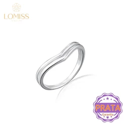 Anel Coração Duplo Vazado Prata 925 - Feminino Luxo Presente Romântico Casal 《LOMISS Piercing》