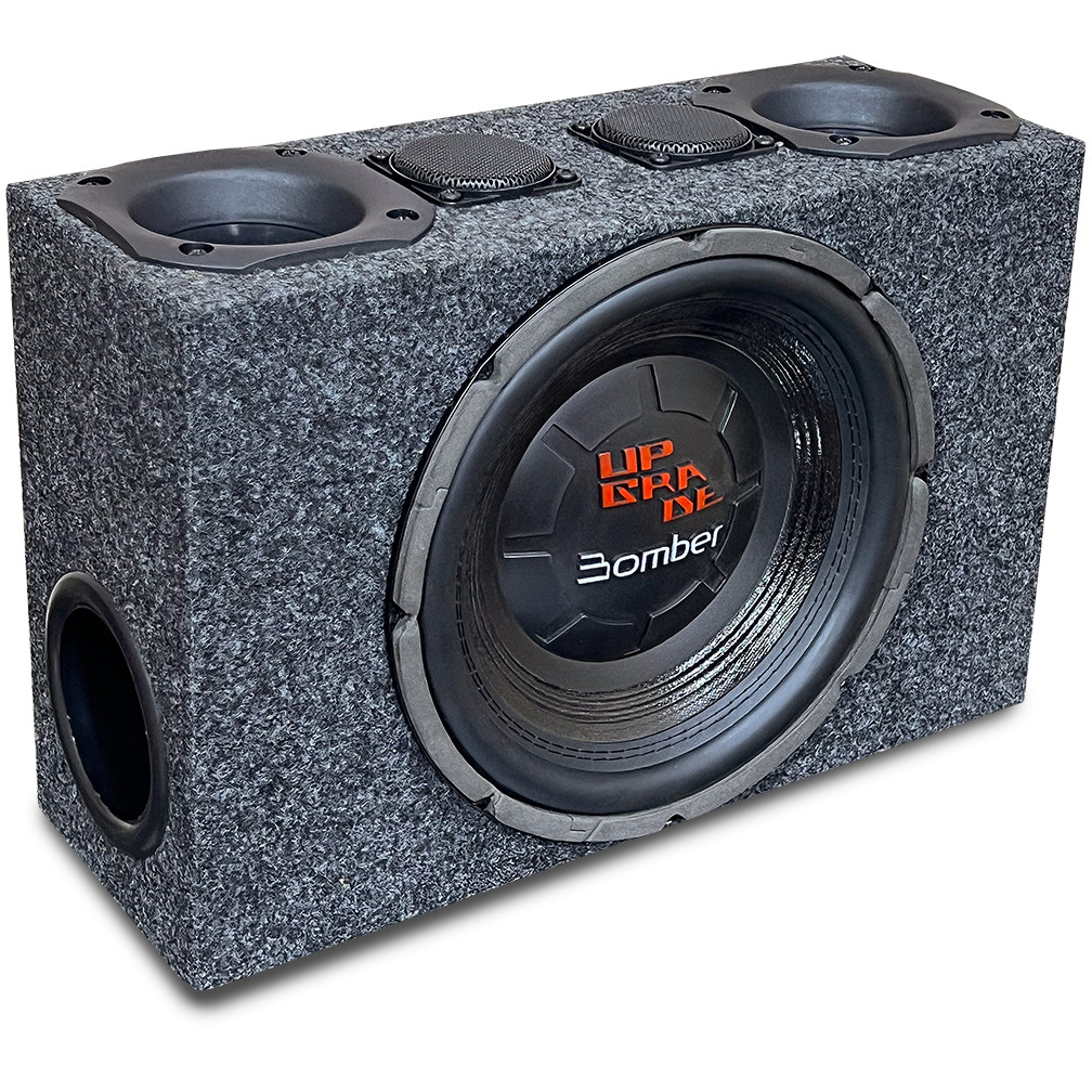 Caixa Trio Slim com Subwoofer Bomber Upgrade 10” 400W RMS
