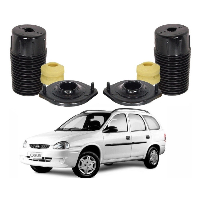 Kit Batente Dianteiro Corsa Wagon 1.0 1.6 1997 A 2002