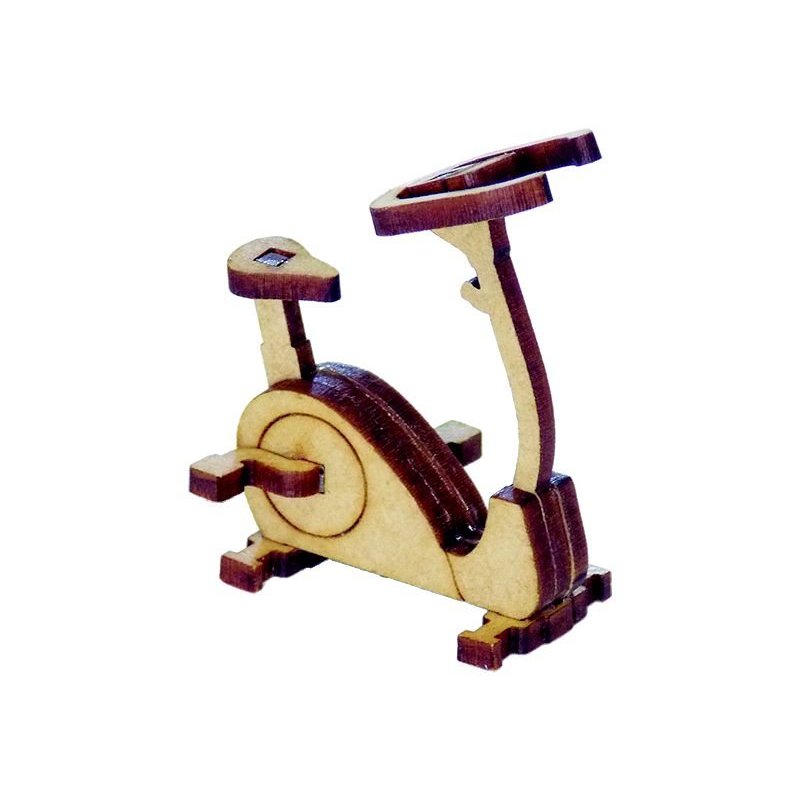 Miniatura Bicicleta Ergométrica em MDF Woodplan M1060