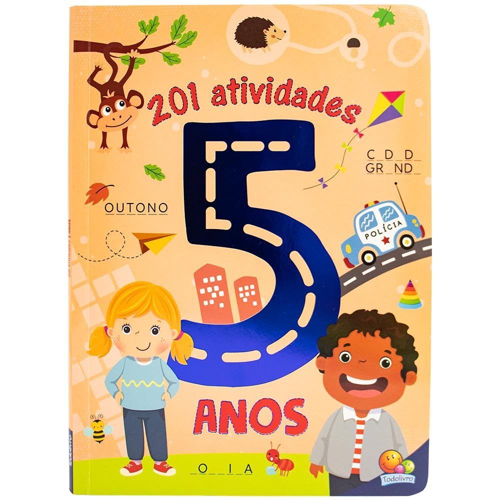 201 Atividades | 5 ANOS | Brochura em Oferta na Shopee