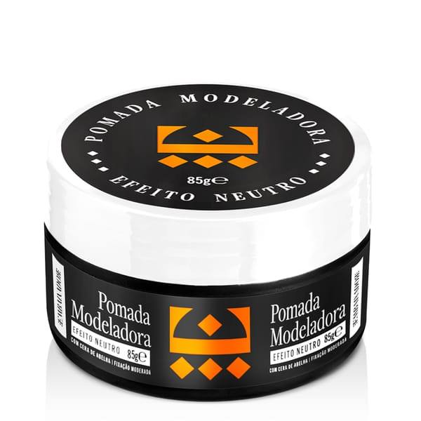 Pomada Modeladora Embaixador EFEITO NEUTRO 85g | Fixação MODERADA - Val Próxima 10/2026