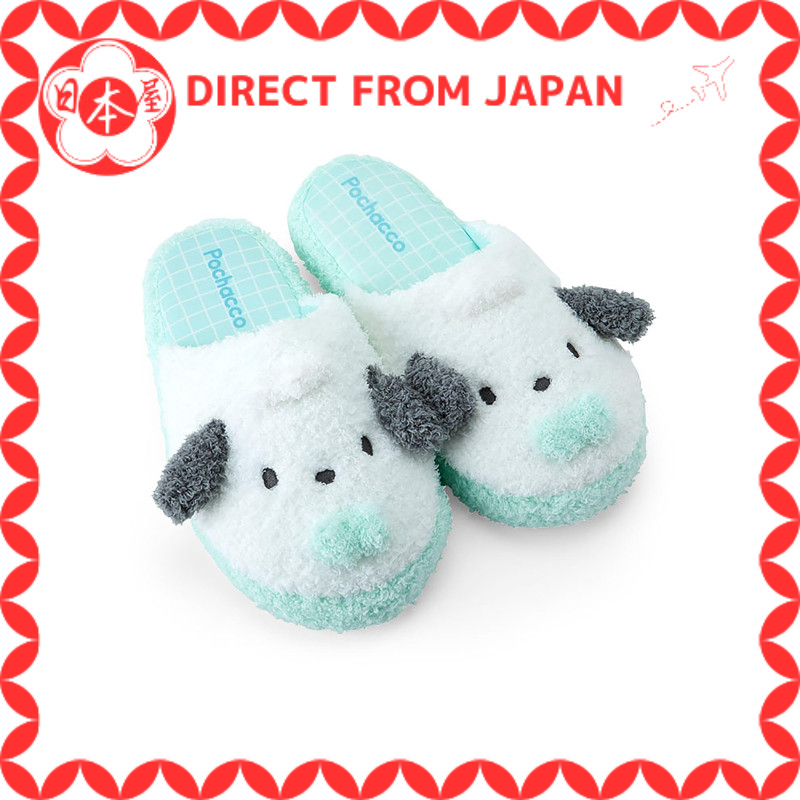 [Direto do Japão] Flipflop, Slide Slipper[Sanrio] Chinelo em formato de rosto Pochacco Aproximadamente 25 cm 287547