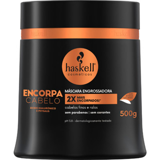 Máscara Encorpa Cabelo 500gr Haskell em Oferta na Shopee