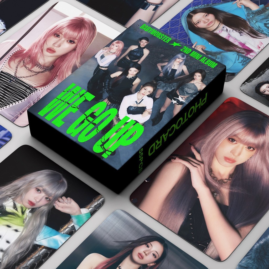 KPOP 55pcs/box BABYMONSTER Photocards WE GO UP KPOP LOMO Card Collection Card