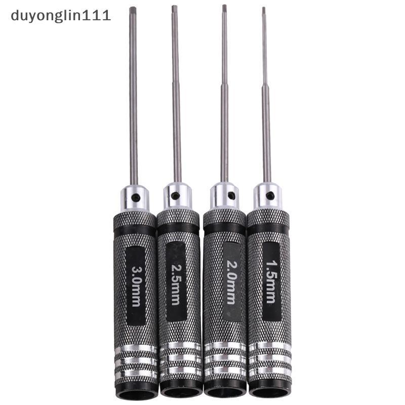 (duyonglin111) 4 Unidades 1.5/2/2.5/3.0 Mm Bla Hex Driver Allen Chave Conjunto De Ferramentas Manuais Ferramenta De Manu