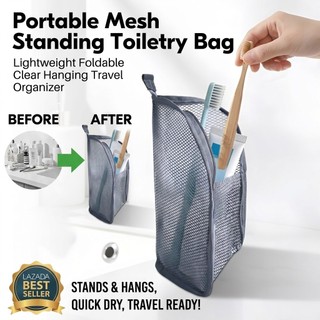 【À Prova D'Água】[All-In-One Design] Bolsa de Armazenamento de Viagem/Organizador de Pincéis/Necessaire Portátil