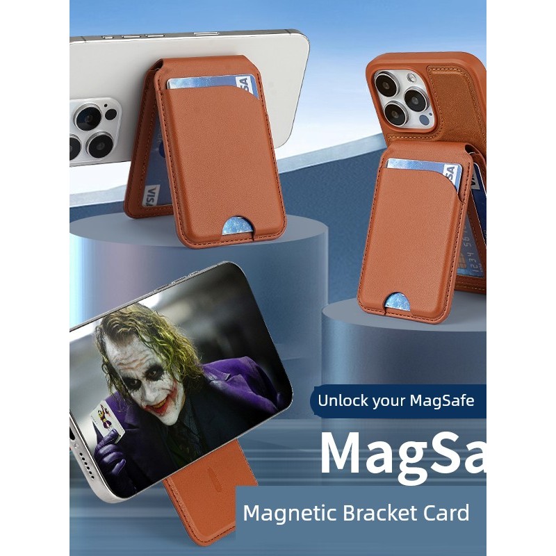 carteira magsafe Porta-cartões com adesivo traseiro Magsafe giratório Apple 15pro