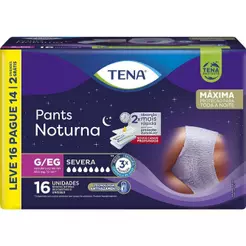 Roupa Íntima Tena Pants Noturna G/EG Leve 16 Pague 14 unidades