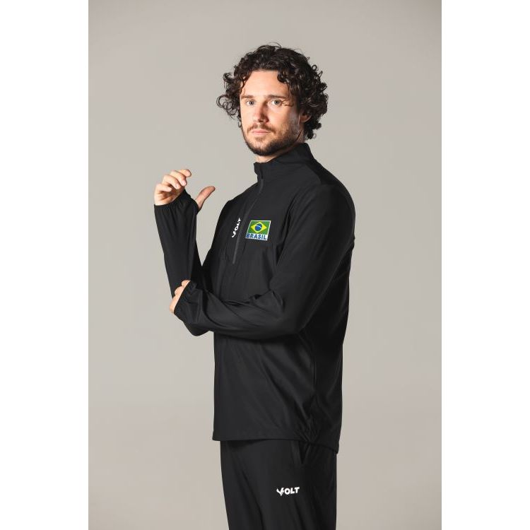 Blusão Vôlei Brasil Oficial Masculina Volt