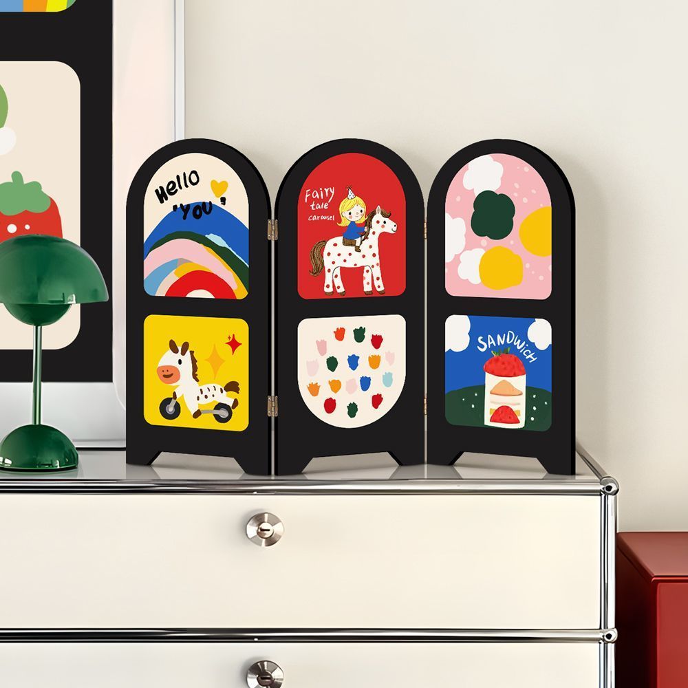 Ins dopamina decoração de tela de mesa sala de estar decoração pintura entrada decoração novo desenho animado decoração 