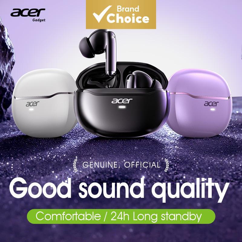 Acer OHR623 Fones De Ouvido USB-C Sem Fio Bluetooth Com Microfone Duplo Silicone 2718 Microfones Chamadas Claras Display
