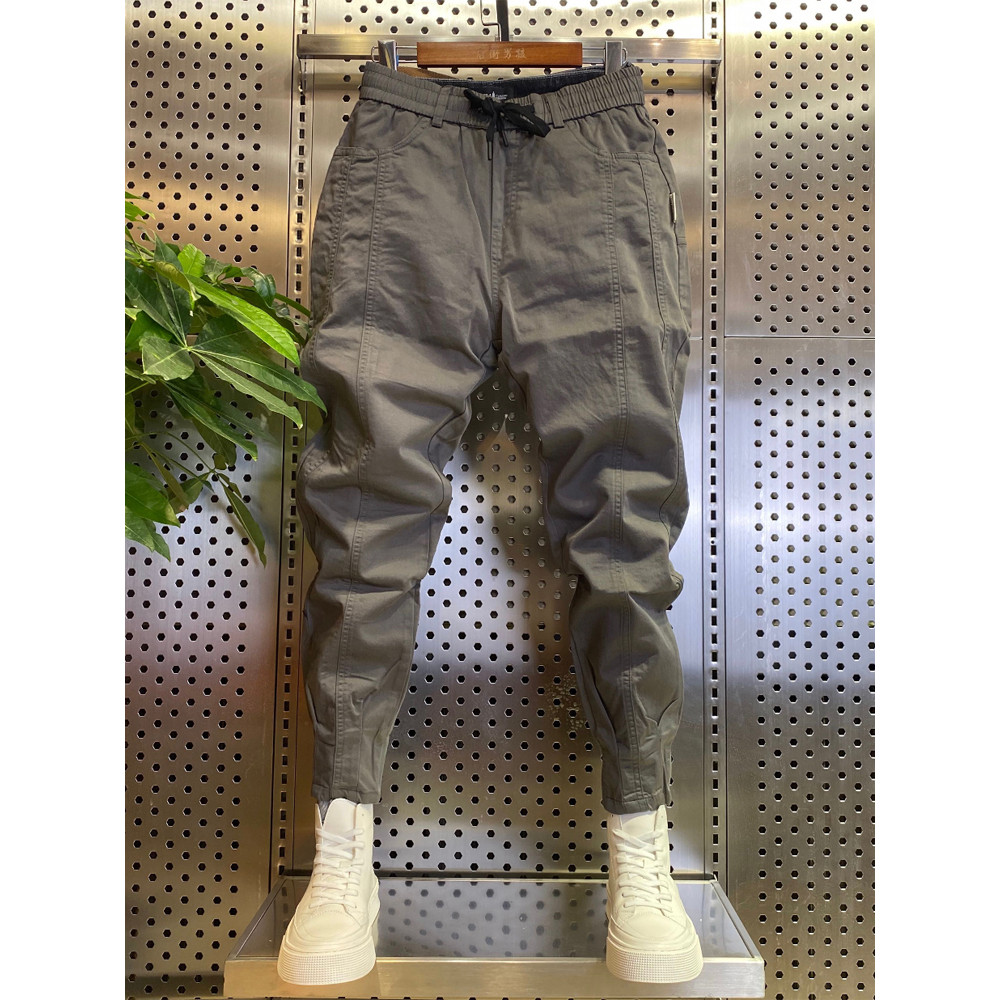 Street Wear calças casuais masculinas primavera outono novo estilo tornozelo comprimento macacão calças esportivas ins r