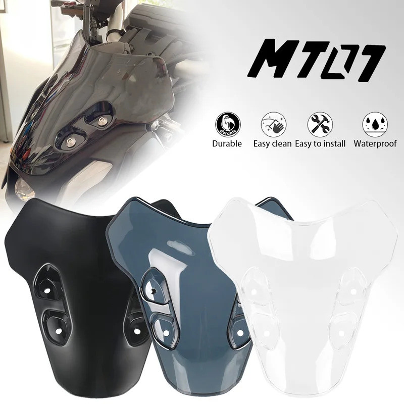 MT 07 2024 Defletores De Para-Brisa De Motocicleta , Protetor De Tela Yamaha MT07 ,-07 2023 2022 2021