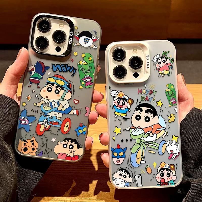 Capa de Telefone Crayon Shin-chan para Samsung A57 A56 A55 A54 A16 A06 A15 A14 A53 A12 A13 A73 A36 A32 A26 A73 A34 A37 5