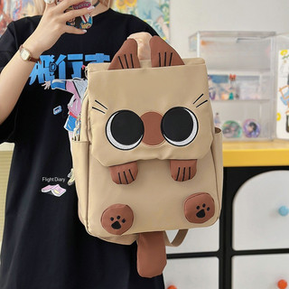 [Estilo e Conforto] Cute cartoon kitten backpack for students, versátil e estiloso para o dia a dia / Mochila Escolar /