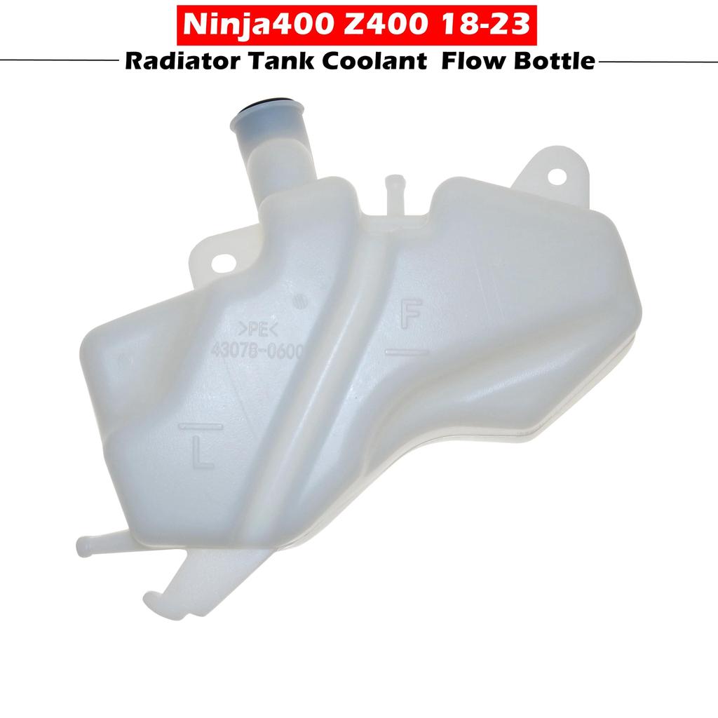 Para KAWASAKI NINJA400 Z400 2018-2023 Tanque Do Radiador Da Motocicleta Refrigerante Sobre Fluxo Garrafa Reservatório De