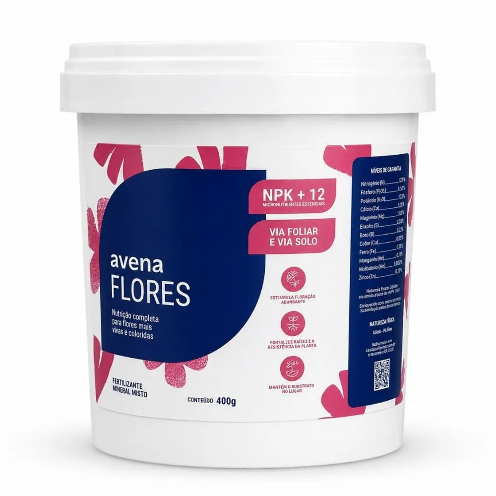 Adubo Para Flores Fertilizante Avena 400g