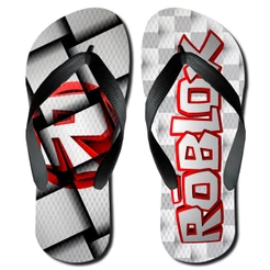 Chinelo do jogo Roblox Personalizado Estampado Gamer Infantil e Adulto Confortável Exclusivo Unissex Tamanhos 24 ao 46