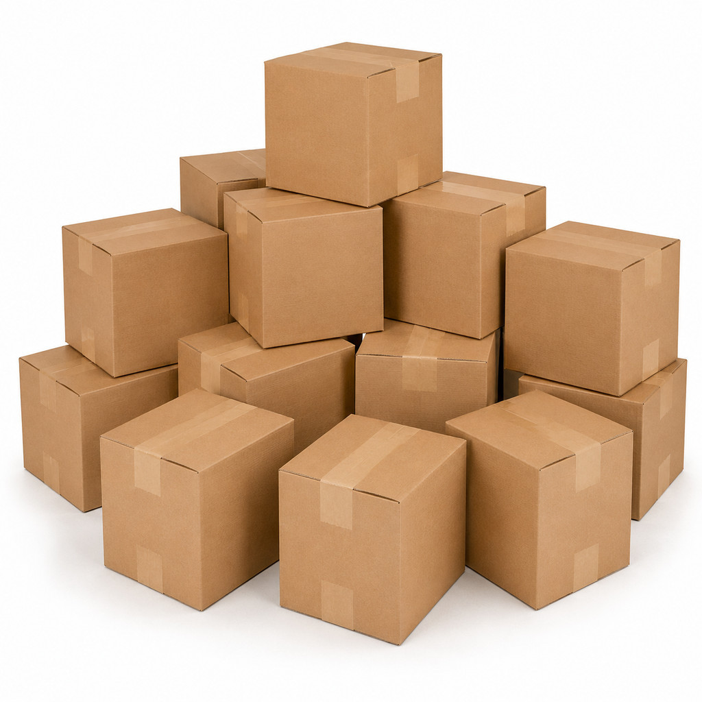 Kit 50 Caixas Papelão 20x20x20 Parda Ondulado Resistente Ecommerce