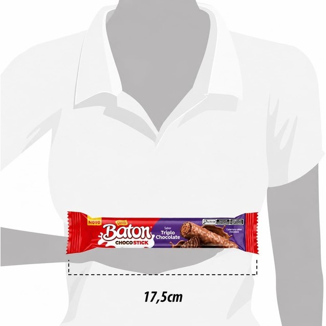 Chocolate Baton Choco Stick Triplo Chocolate Nestlé Com 12 Unidades De 26g · foto 2