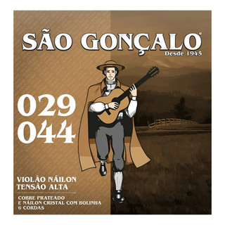 Cordas Violão Nylon Tensão Pesada C/ Bolinha São Gonçalo
