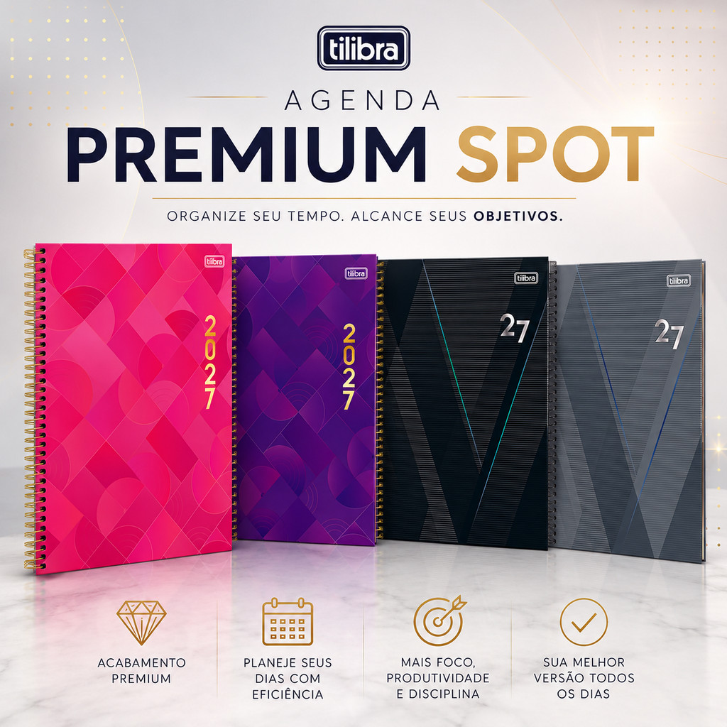 Agenda Executiva 2027 Tilibra Spot Espiral 27,5 x 20 200fls