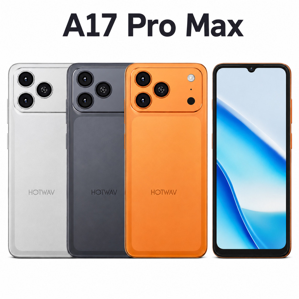 Celular Smartphone HOTWAV A17 Pro Max Dual SIM Tela 6,75" Bateria 5160mAh Original Lacrado