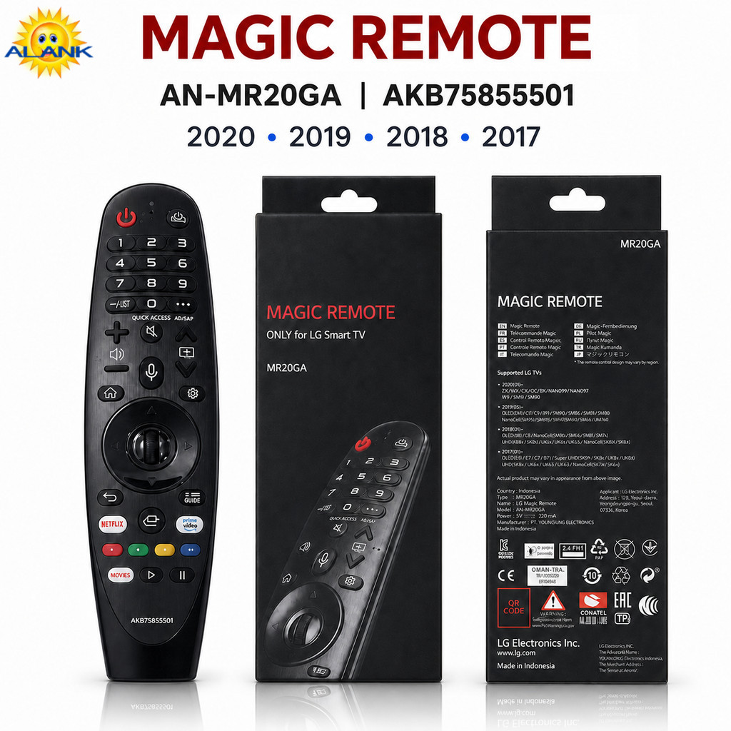 ALANK Controle Magic Para LG MR20GA Novo Função Mouse e Comando de Voz Remoto AK