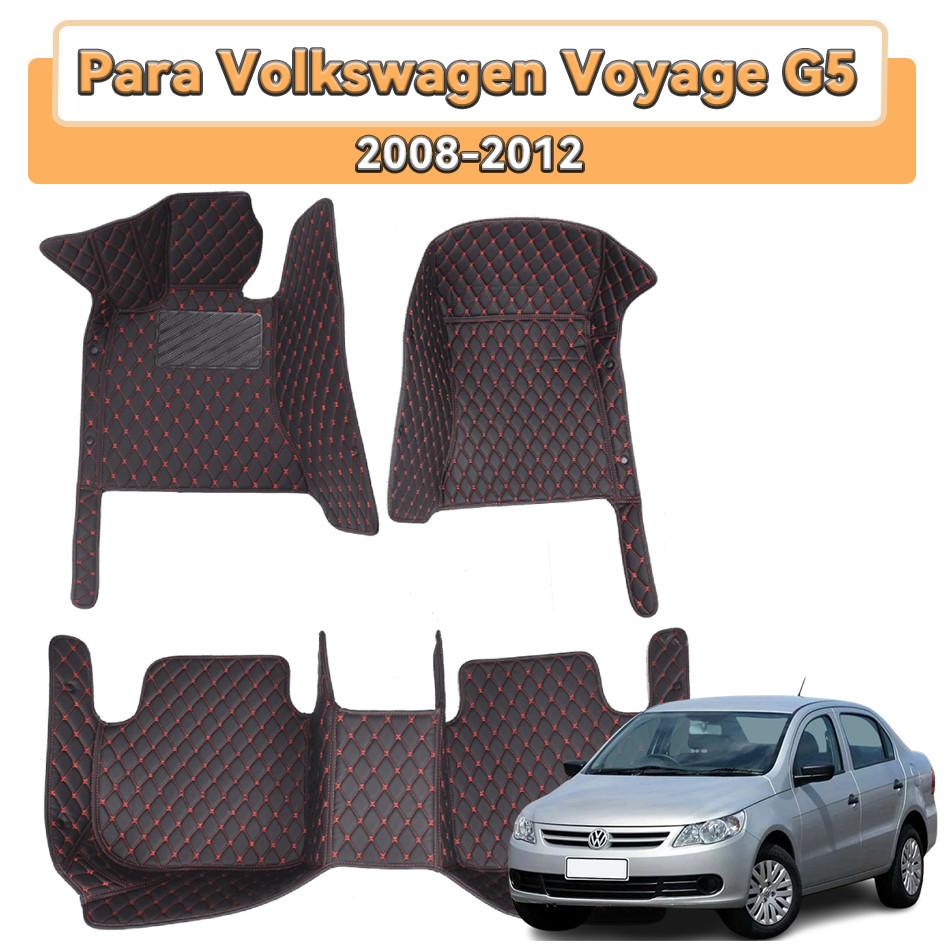 Tapetes De Carro 3D Para Volkswagen Voyage G5 2008-2012 .