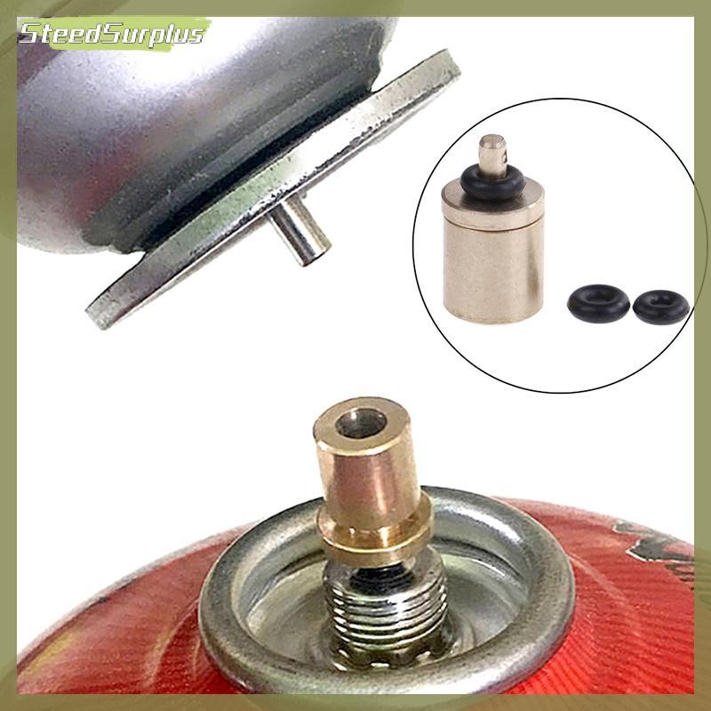 Adaptador De Recarga De Gás Butano Para Enchimento De Cilindro SS Fogão De Acampamento Ao Ar Livre De Cobre BR