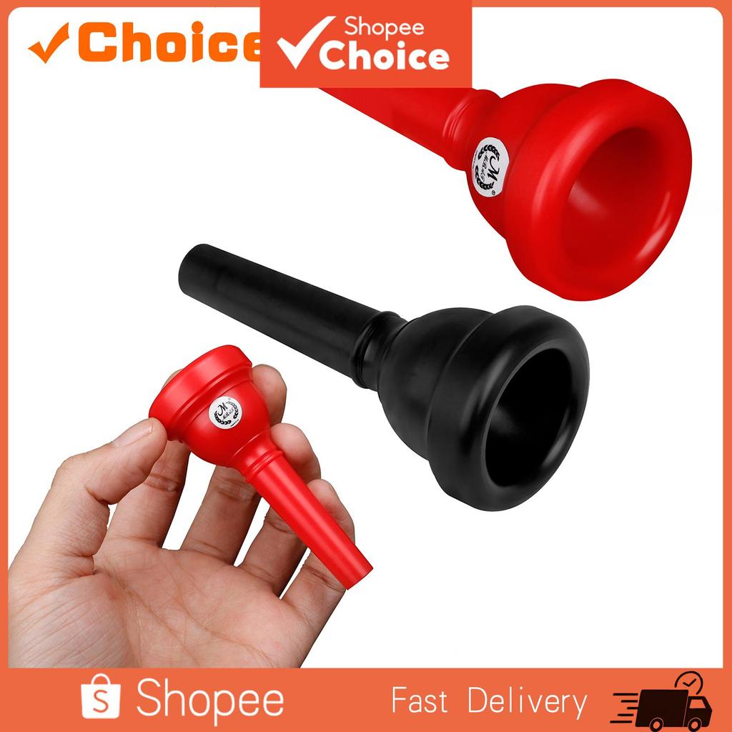 M MBAT Trombone Bocal ABS Vermelho Mid Range Substituição Instrumento De Bronze Acessório Para Jogadores