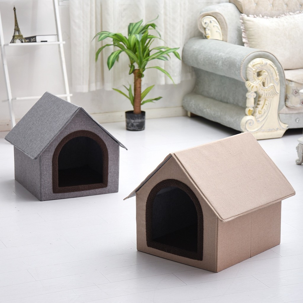Novo estilo casa para animais de estimação maca de gato dobrável especial maca para animais de estimação villa casa de a