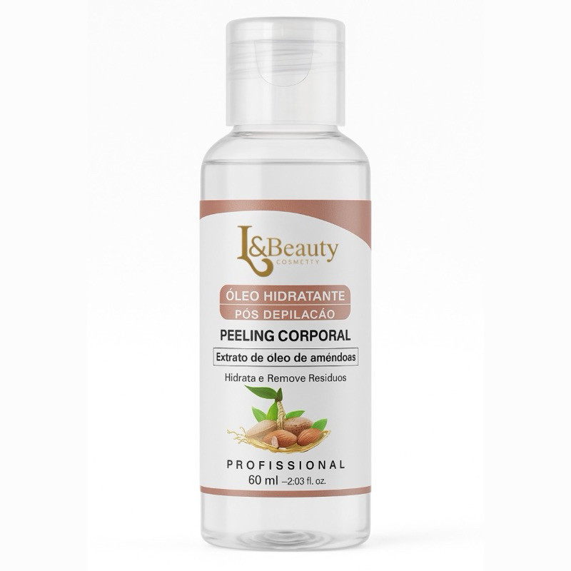 Óleo Removedor de Cera Hidratante Pós-Depilação 60ml – Remoção Eficiente, Nutrição e Toque Aveludado